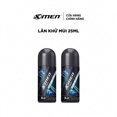 [Hàng tặng không bán][Gift HO] Combo 2 Lăn Khử Mùi Xmen Vegas 25ml/chai