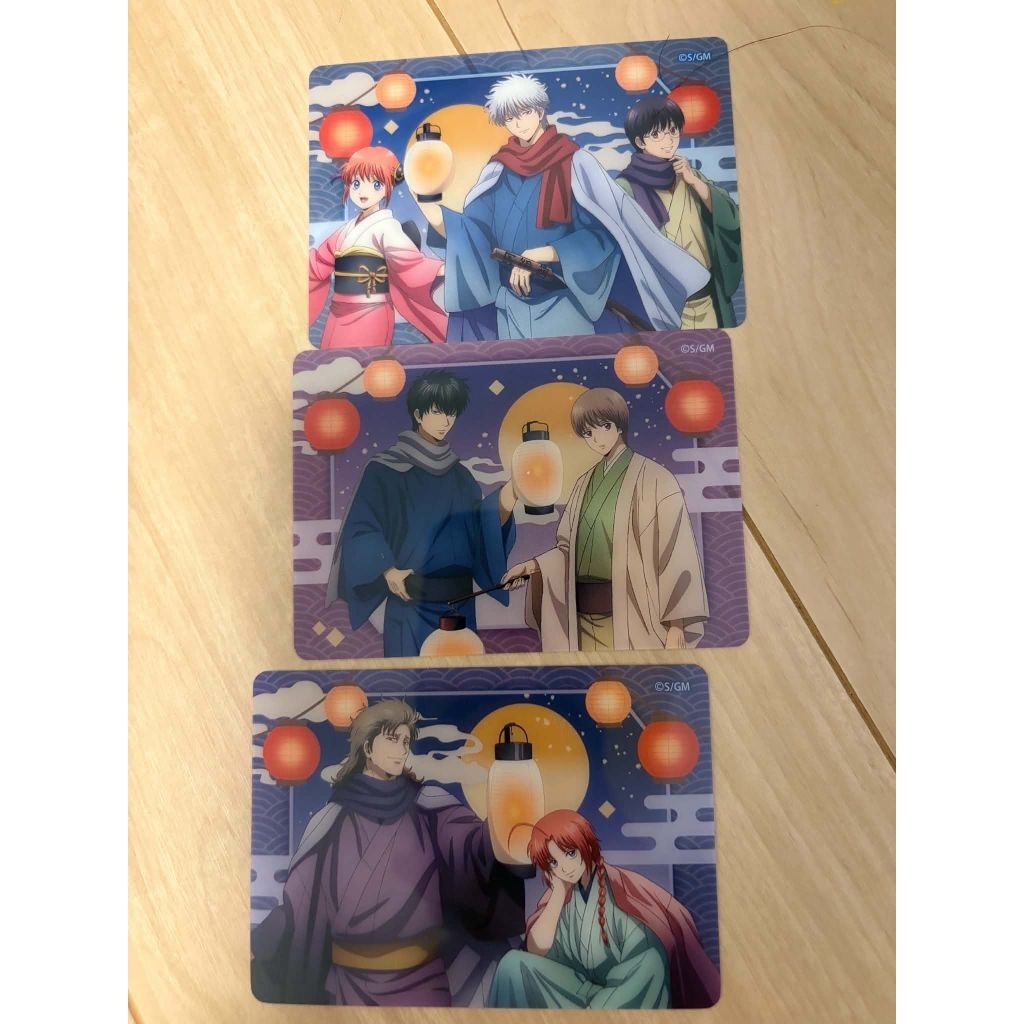 SET KO LẺ CLEAR CARD CHÍNH HÃNG ANIME GINTAMA VER YUKATA