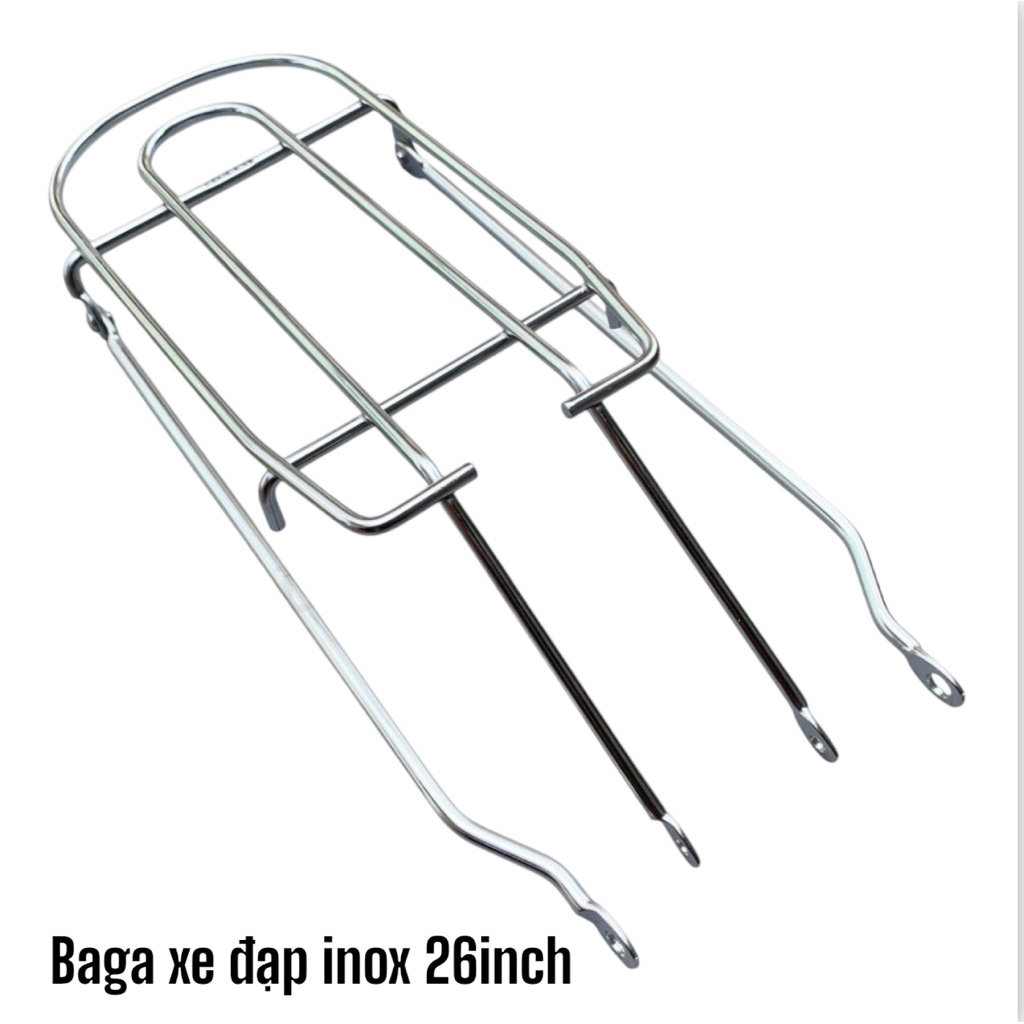 Baga Xe Đạp Phổ Thông Inox Chống Gỉ 26 Inch