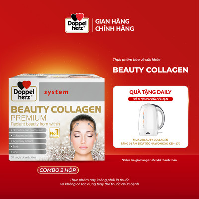 [BS] Combo 2 hộp thực phẩm bảo vệ sức khỏe Doppelherz Beauty Collagen (Hộp 30 ống)