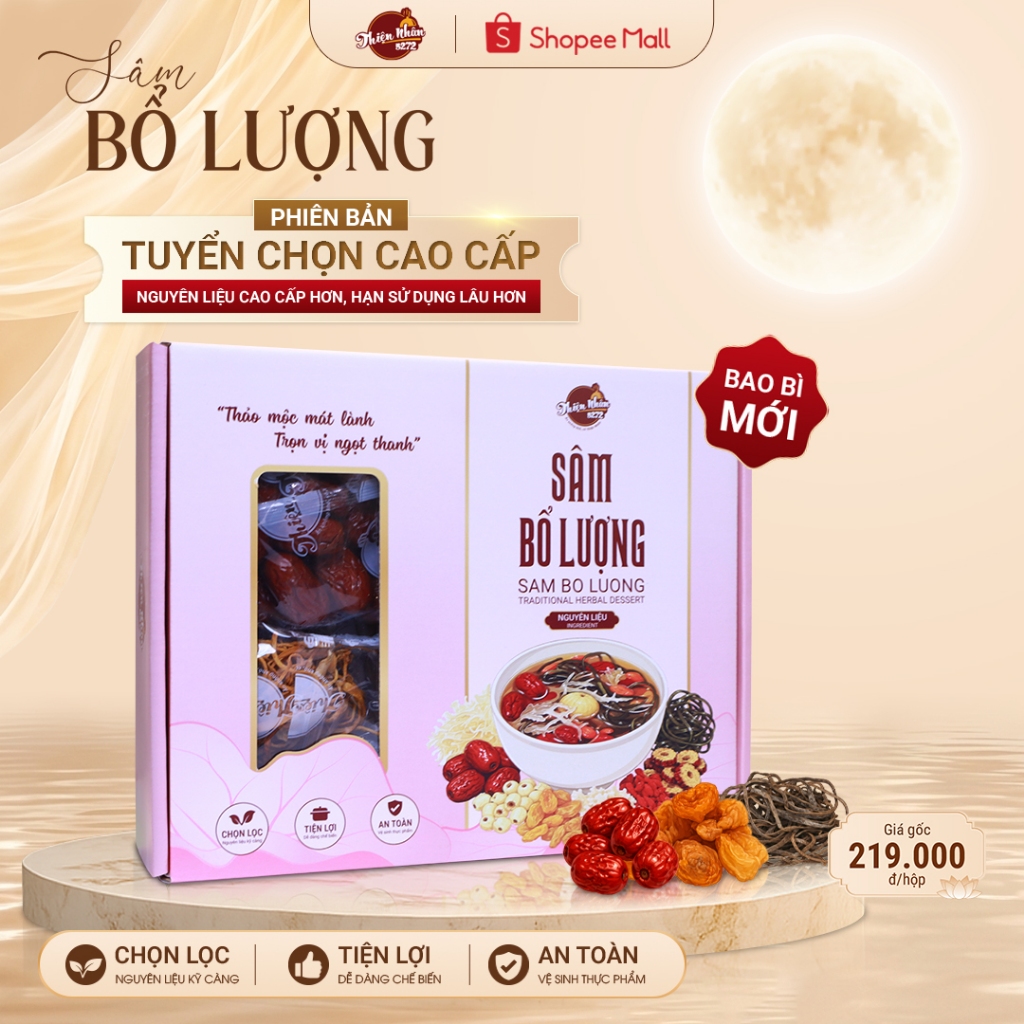 Set Nguyên Liệu Chè Sâm Bổ Lượng 500gr Nguyên Liệu Cao Cấp Hơn - Hạn Sử Dụng Lâu Hơn [Thiện Nhân 527
