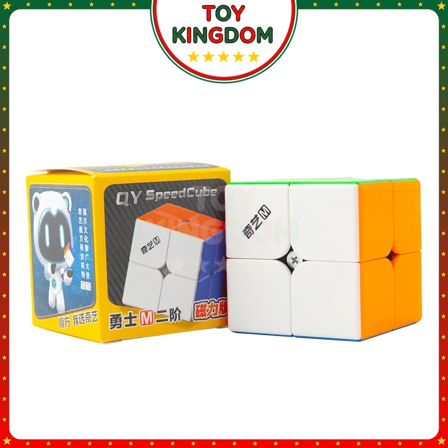[QiYi] Rubik 2x2 QiYi Warrior M Pro 2025 Stickerless Rubic 2x2x2 Có Nam Châm Đồ Chơi Trí Tuệ Trẻ Em