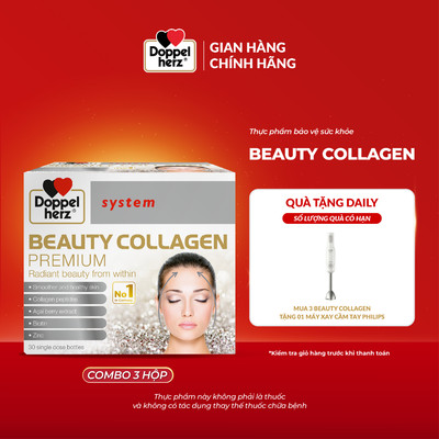 [BS] Combo 3 hộp thực phẩm bảo vệ sức khỏe Doppelherz Beauty Collagen (Hộp 30 ống)