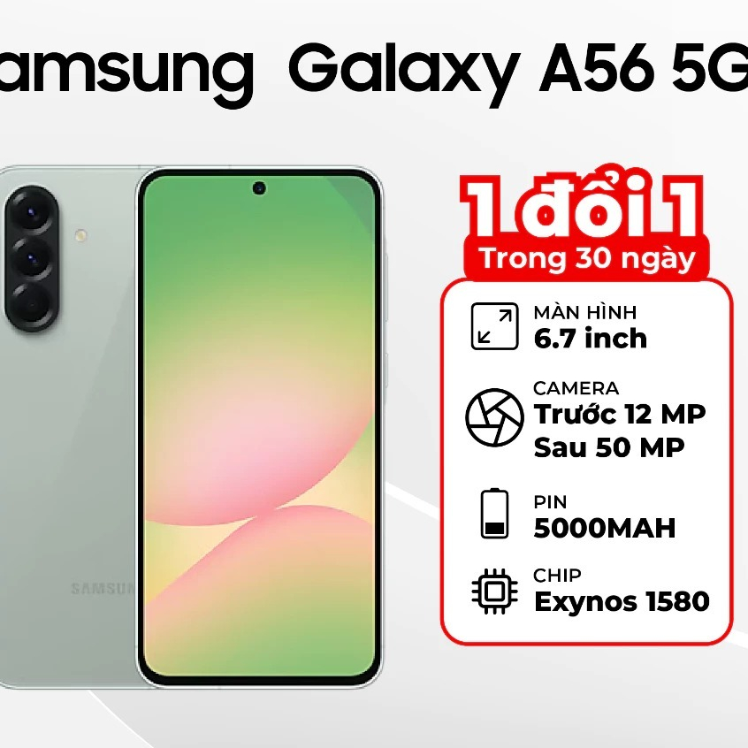 Samsung Galaxy A56 5G RAM 8GB 256GB Hàng Chính Hãng