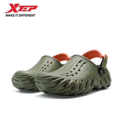 XTEP River Trekking shoes Giày Clog Nam, Giày thể thao bãi biển kiểu mới mùa hè Dép ngoài màu,Giày lội nước ngoài trời