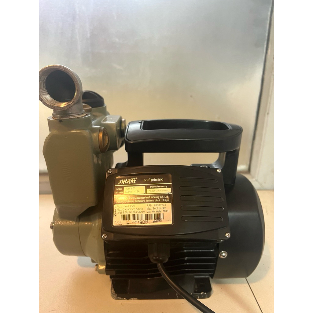 Máy bơm nước chân không Shirai JLM 600(600W)