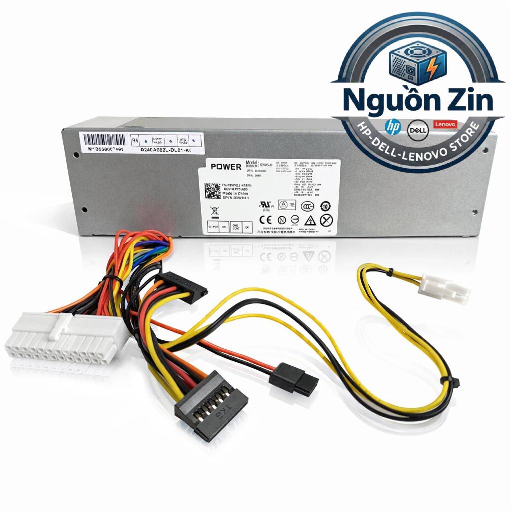 Nguồn Máy Tính Dell OptiPlex SFF 240W Mới (390/790/990/3010/7010/9010) - Mã L240AS-00 H240AS-00 3WN1