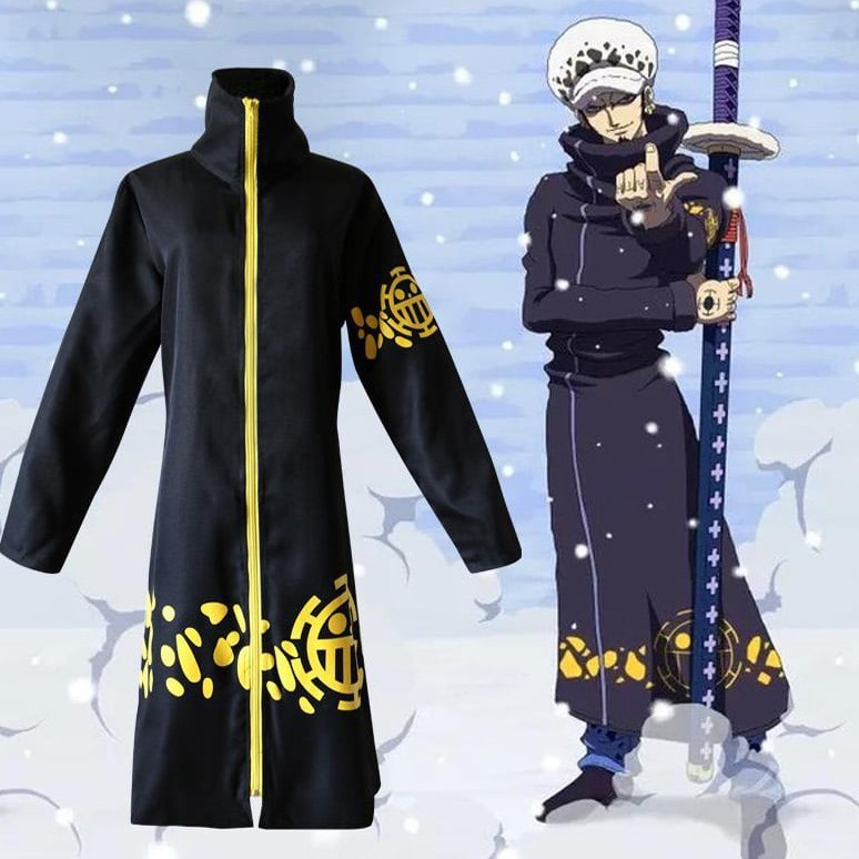 Áo choàng cosplay Law sau timeskip - đồ hoá trang anh Luật - Onepiece | Baystore