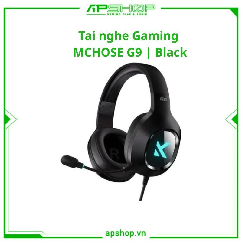 Tai nghe Gaming MCHOSE G9 | Black | Chính hãng.