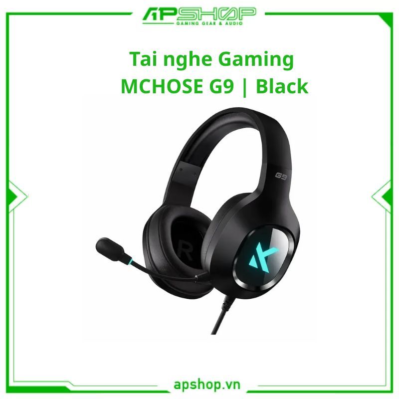 Tai nghe Gaming MCHOSE G9 | Black | Chính hãng.