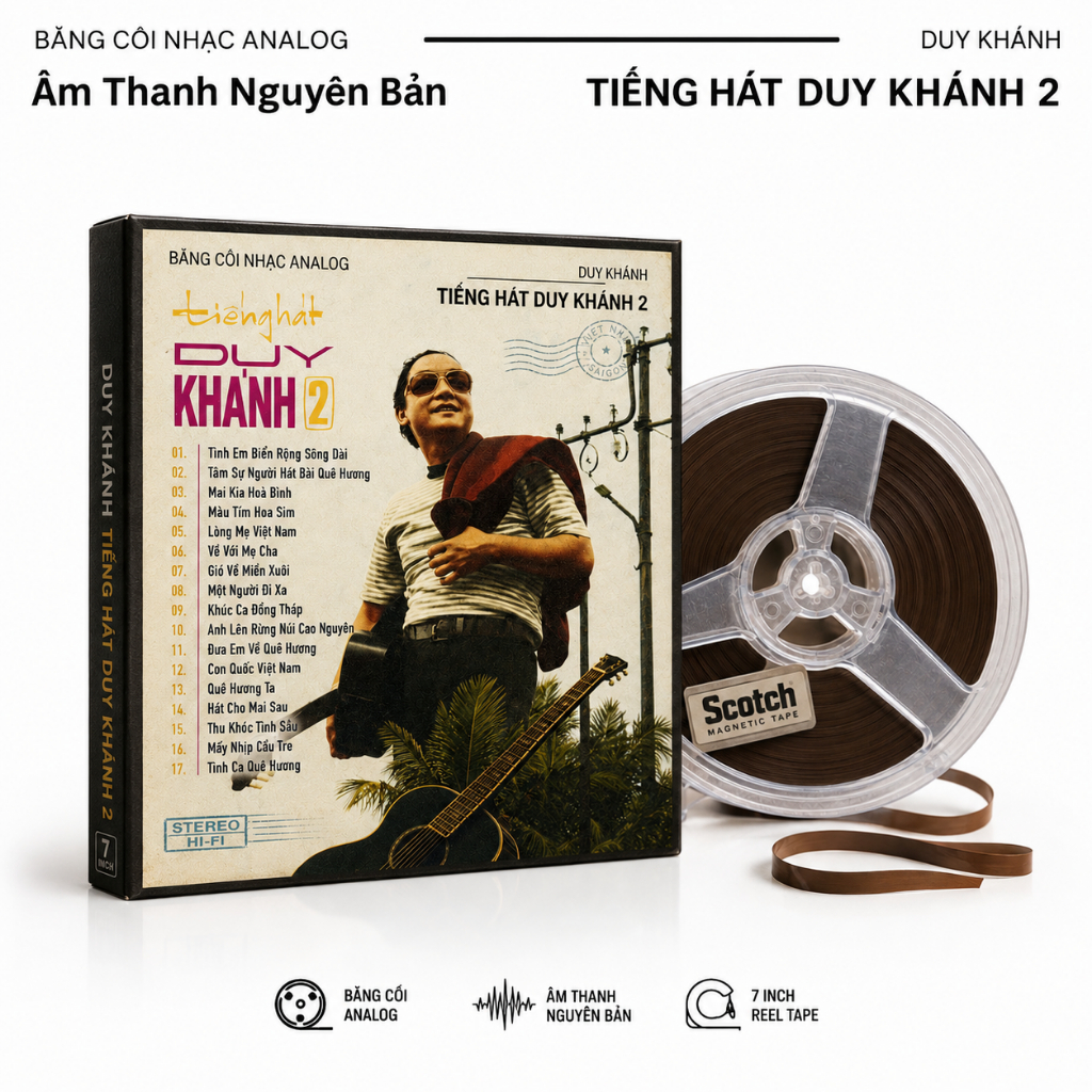 Băng Cối Nhạc Duy Khánh | Tuyển Chọn Những Album Hay Nhất | Băng 7 Inch | 2 Track - 4 Track | 60 Phú