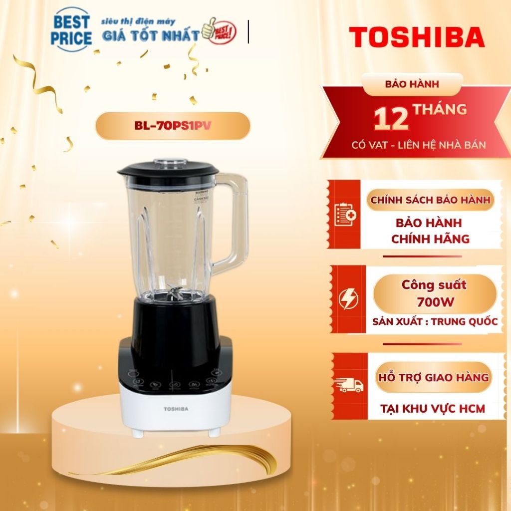 BL-70PS1PV | Máy xay sinh tố đa năng Toshiba BL-70PS1PV - Chính Hãng