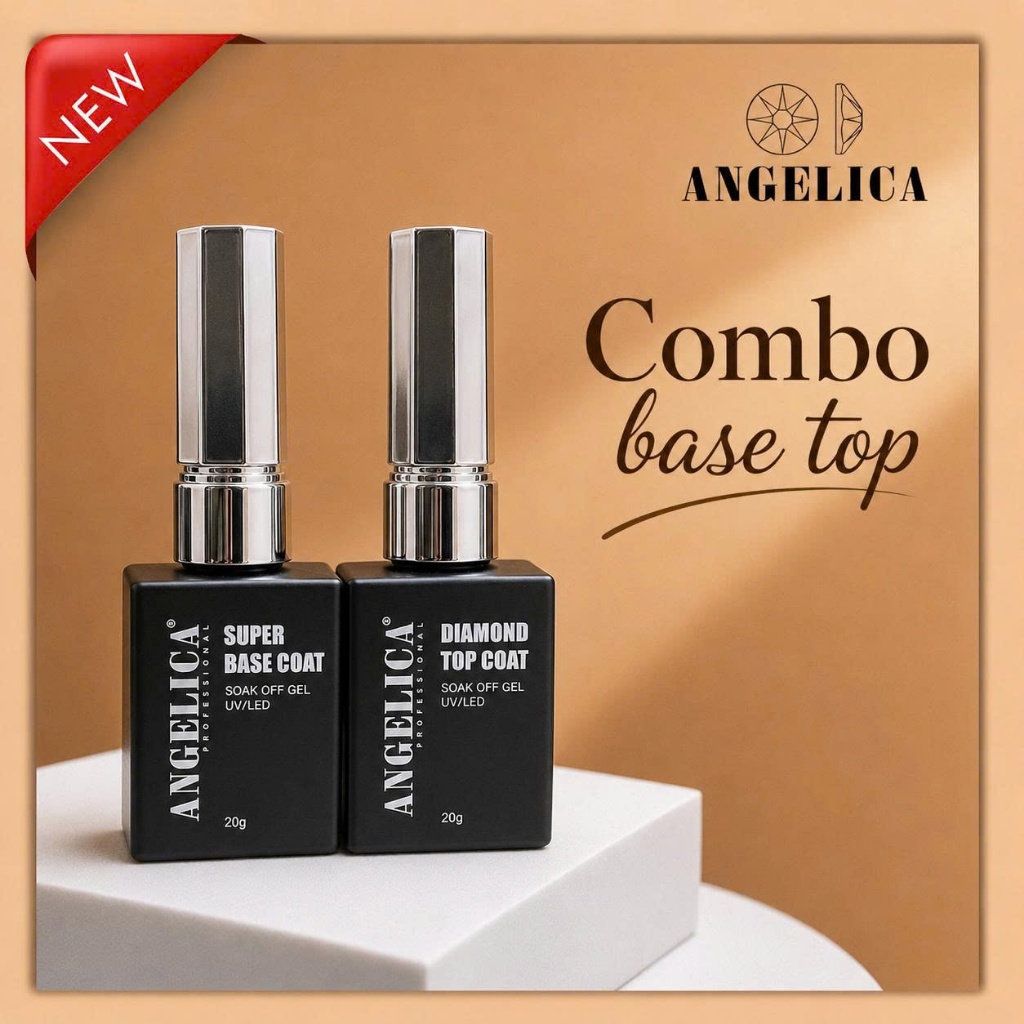 Base Top Angelica Chính Hãng Siêu Bóng Bền ANGELICA 20ml