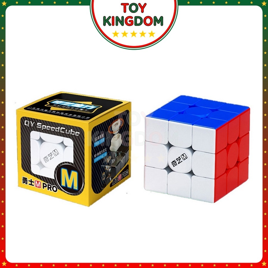 [QiYi] Rubik 3x3 QiYi Warrior M Pro 2025 Stickerless Rubic 3x3x3 Có Nam Châm Đồ Chơi Trí Tuệ Trẻ Em