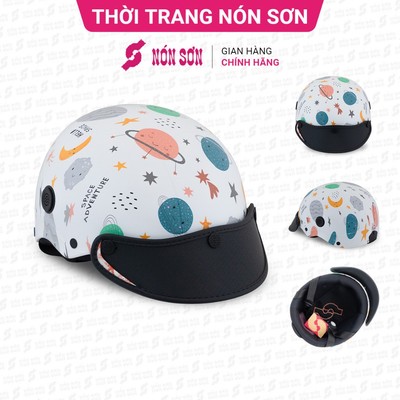 Mũ bảo hiểm lỗ thông gió họa tiết NÓN SƠN chính hãng BMP-TR137