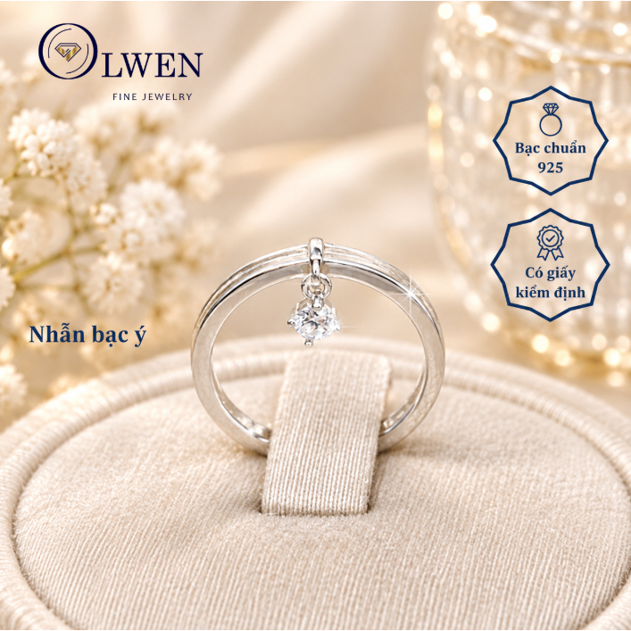 NHẪN BẠC Ý - OLWEN FINE JEWELRY - NM126