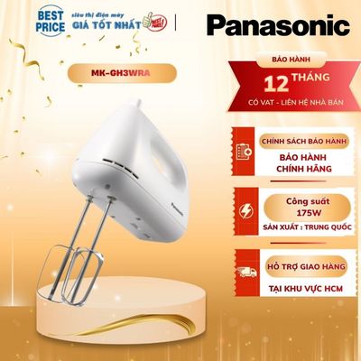 MK-GH3WRA Máy đánh trứng, trộn bột cầm tay Panasonic MK-GH3WRA, đánh trứng, trộn bột, đánh kem