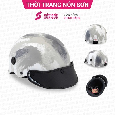 Mũ bảo hiểm lỗ thông gió họa tiết NÓN SƠN chính hãng BMP-TR136