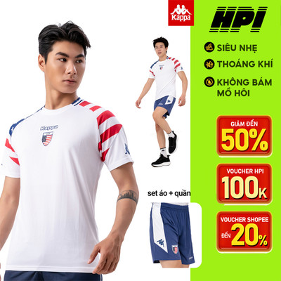 Bộ Quần Áo Thể Thao Nam KAPPA Cờ Mỹ Nhẹ Thoáng Khí Thấm Hút KOF72KD09