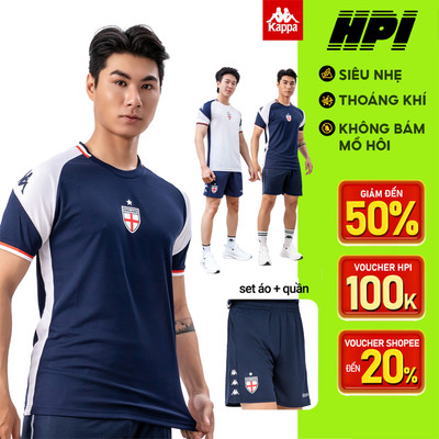 Bộ Quần Áo Thể Thao Nam KAPPA Cờ Anh Nhẹ Thoáng Khí Thấm Hút KOF72KD05