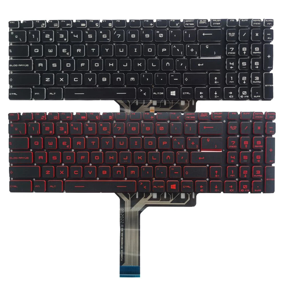 ⚡Bàn phím (New) MSI GE65 GE75 MS-17E1 MS-17E2 GP65 GP75 GS73 GS75 9SE Keyboard US Backlit