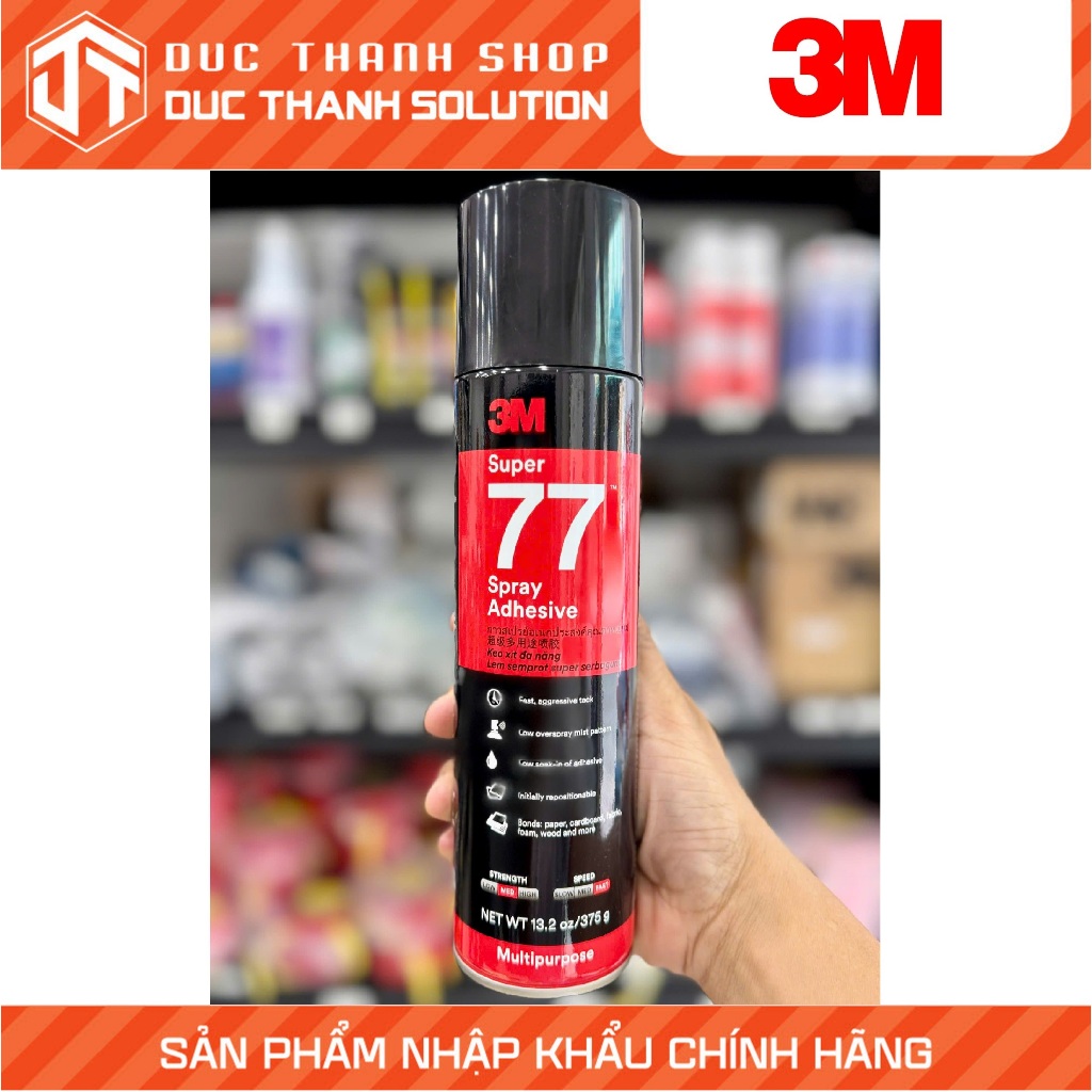 Keo xịt đa năng 3M Super 77 375g