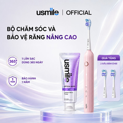 usmile Y1S Sonic Electric Toothbrush Bàn chải điện sóng siêu âm (bản thường / nâng cấp) - BH 12 tháng bàn chảy đánh răng