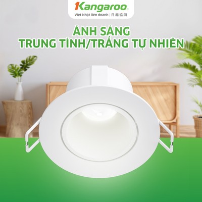 Đèn LED âm trần SPOT LIGHT Kangaroo công suất 7W - 560lm / 630lm