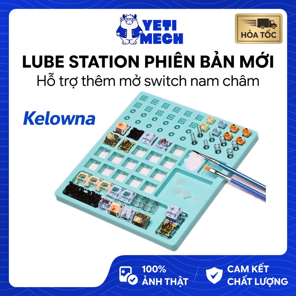 Lube Station Hỗ Trợ Lube Switch Truyền Thống Switch Nam Châm Yeti Mech