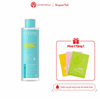 Nước  hoa hồng EVELINE Perfect Skin Acne điều tiết bã nhờn và se khít lỗ chân lông 200ML cho da mụn, da nhạy cảm