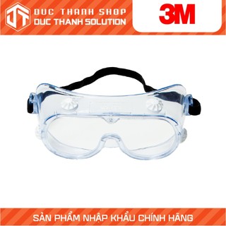 Kính bảo hộ chống hóa chất 3m 334 splash safety goggle anti fog 40660