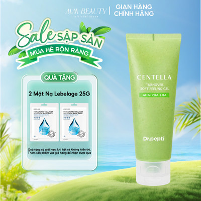 Gel Tẩy Tế Bào Chết Dr Pepti Centella Turnover Soft Peeling Gel Làm Sạch Da Dịu Nhẹ 100ml
