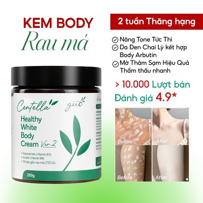 Kem Body Dưỡng Trắng Mịn Da Rau Má, Nâng Tone Tức Thì Thẩm thấu nhanh GUO