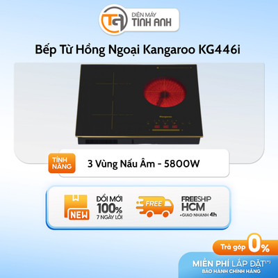 Bếp Điện Từ Hồng Ngoại Ba Kangaroo KG446i [Giao Toàn Quốc]