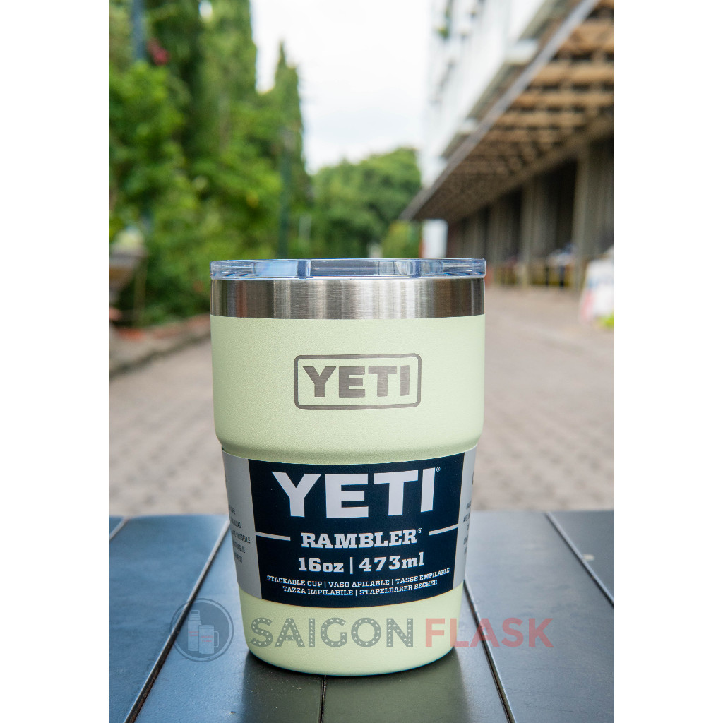 [SAIGON FLASK] YETI 16oz Stackable Cup - Chính Hãng US-UK - Bảo Hành 12 Tháng