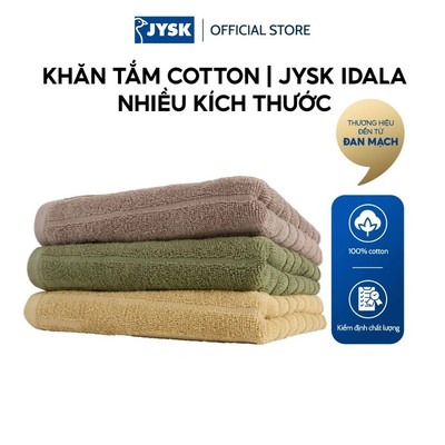 Khăn tắm cotton | JYSK IDALA | nhiều màu | nhiều kích thước