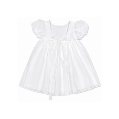TUBYCATU Áo Babydoll Tay Phồng Viền Ren Clover Dáng Xòe Nữ Tính