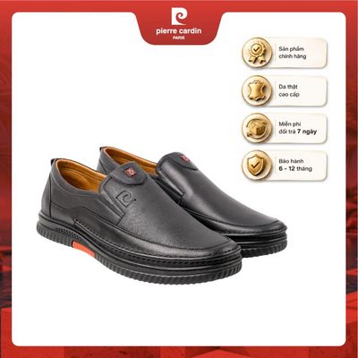 [New] Giày mọi Pierre Cardin, phong cách basic trẻ trung, chất liêu da bò cao cấp, đế cao su dẻo - mã 802