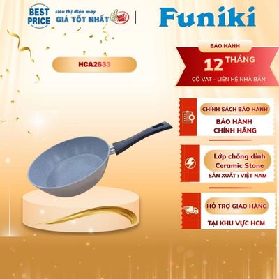 HCA2633 / Chảo nhôm sâu lòng chống dính Funiki HCA2633