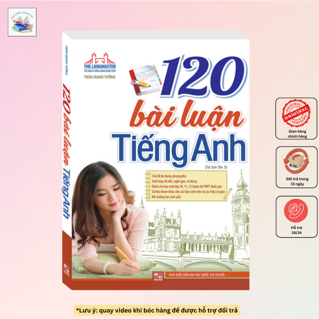 Sách - 120 bài luận tiếng Anh (bìa mềm)