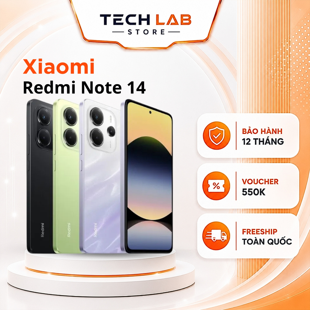 Điện thoại XIAOMI Redmi Note 14 Chip MediaTek Helio G99-Ultra - Bảo hành 18 Tháng