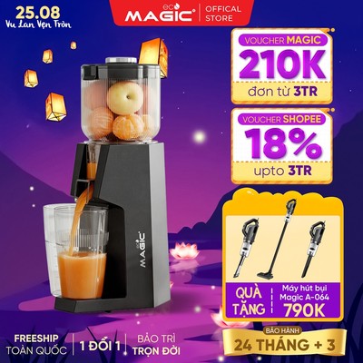 Máy ép chậm miệng rộng MAGIC ECO AC-150, ép nguyên quả, công nghệ ép lạnh, đường kính miệng 132mm, BH 24 tháng