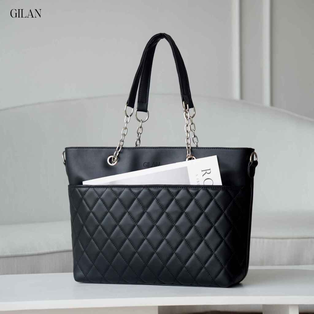 GILAN Túi tote nữ Maika Bag TCS016 - túi da size lớn có thể đựng Laptop, A4 cho nàng đi làm, đi học