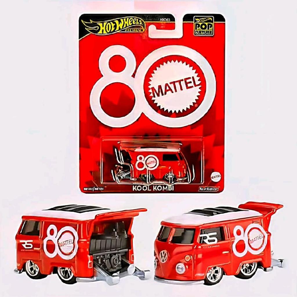 Hot Wheels Premium Volkswagen Kool Kombi (Mattel 80th Anniversary) - Chính Hãng New 100%
