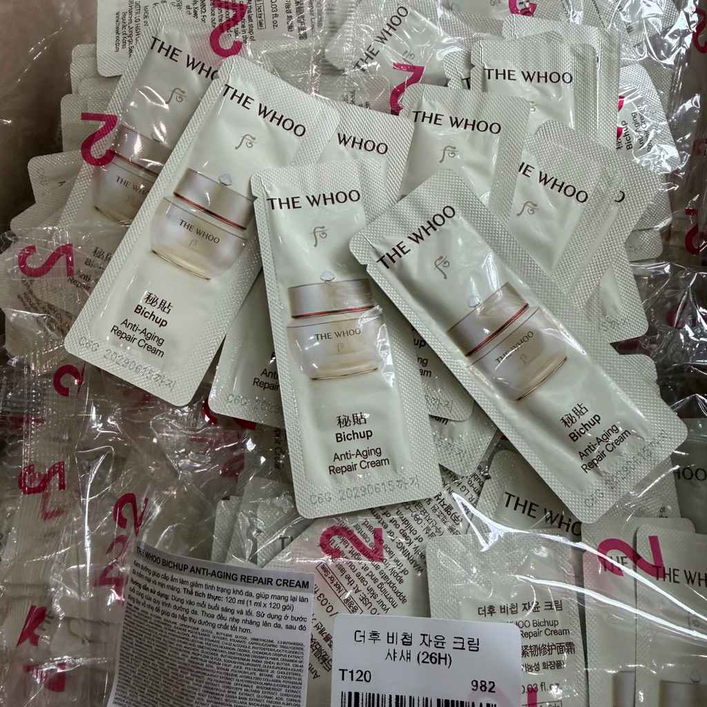 COMBO 60/120 GÓI KEM BICHUP THE WHOO BICHUP ANTI-AGING REPAIR CREAM