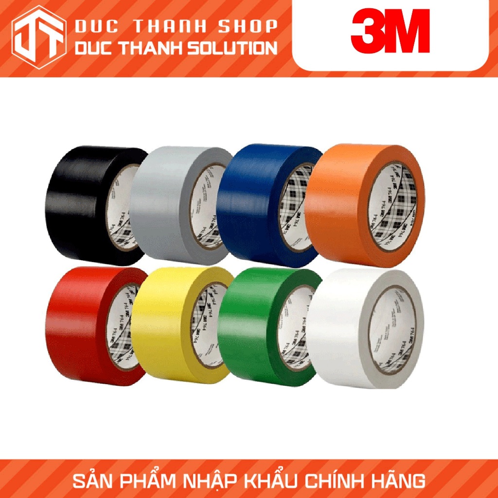 BĂNG KEO DÁN NỀN 3M 764 50MM X 33M NHIỀU MÀU