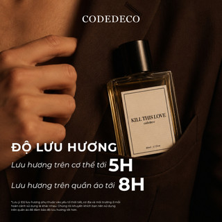 Tinh dầu nước hoa unisex CODEDECO Kill This Love 50ml Ver 3.1