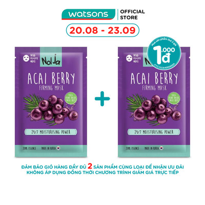 Mặt Nạ Nolja Acai Berry Dưỡng Săn Chắc Da 1 Miếng