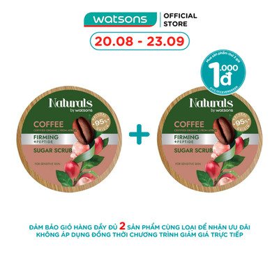 Tẩy Tế Bào Chết Cơ Thể Naturals By Watsons Firming Săn Chắc Da Chiết Xuất Cà Phê 200g