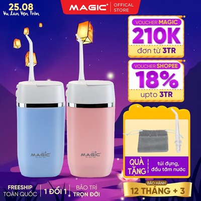 Tăm Nước Gấp Gọn Magic Pro-83, 3 Chế Độ Làm Sạch, Chống Nước IPX7, An Toàn Răng Nhạy, BH 18T